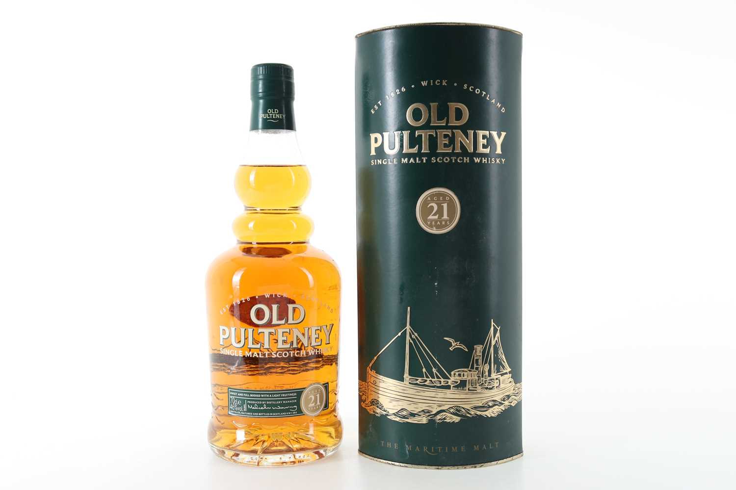 Lot 37 - OLD PULTENEY 21 YEAR OLD