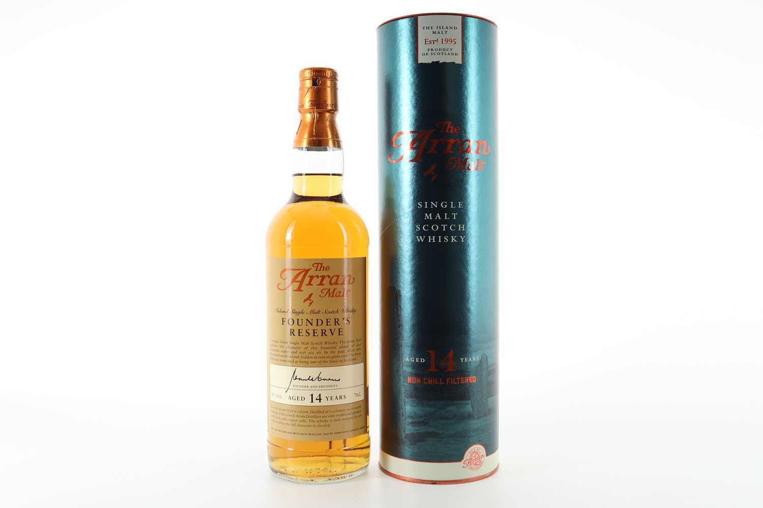 Lot 18 - ARRAN 14 YEAR OLD FOUNDER'S RESERVE