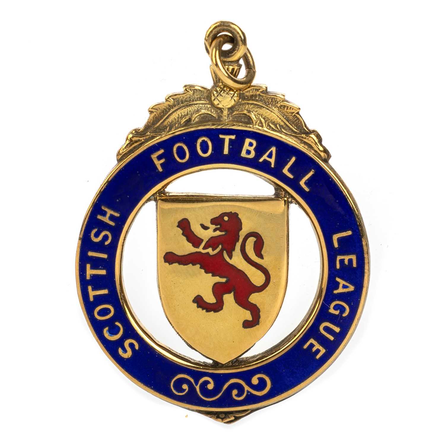 Lot 1838 - OWEN ARCHDEACON OF CELTIC F.C., SKOL LEAGUE CUP RUNNER'S UP GOLD MEDAL