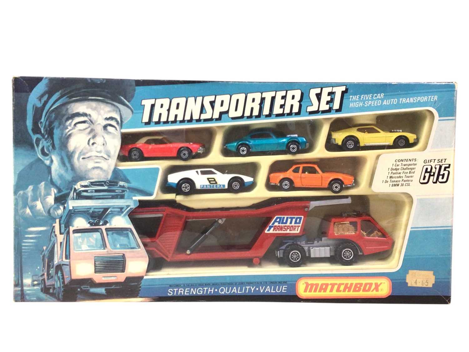 Lot 299 - MATCHBOX TRANSPORTER G15 GIFT SET