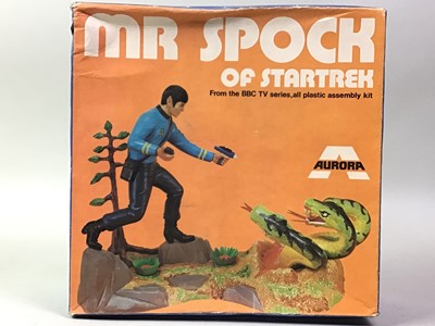 Lot 305 - AURORA MR SPOCK OF STAR TREK PLASTIC ASSEMBLY KIT