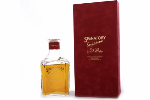 Lot 1169 - SIGNATORY SUPREME Blended Malt Scotch Whisky A...