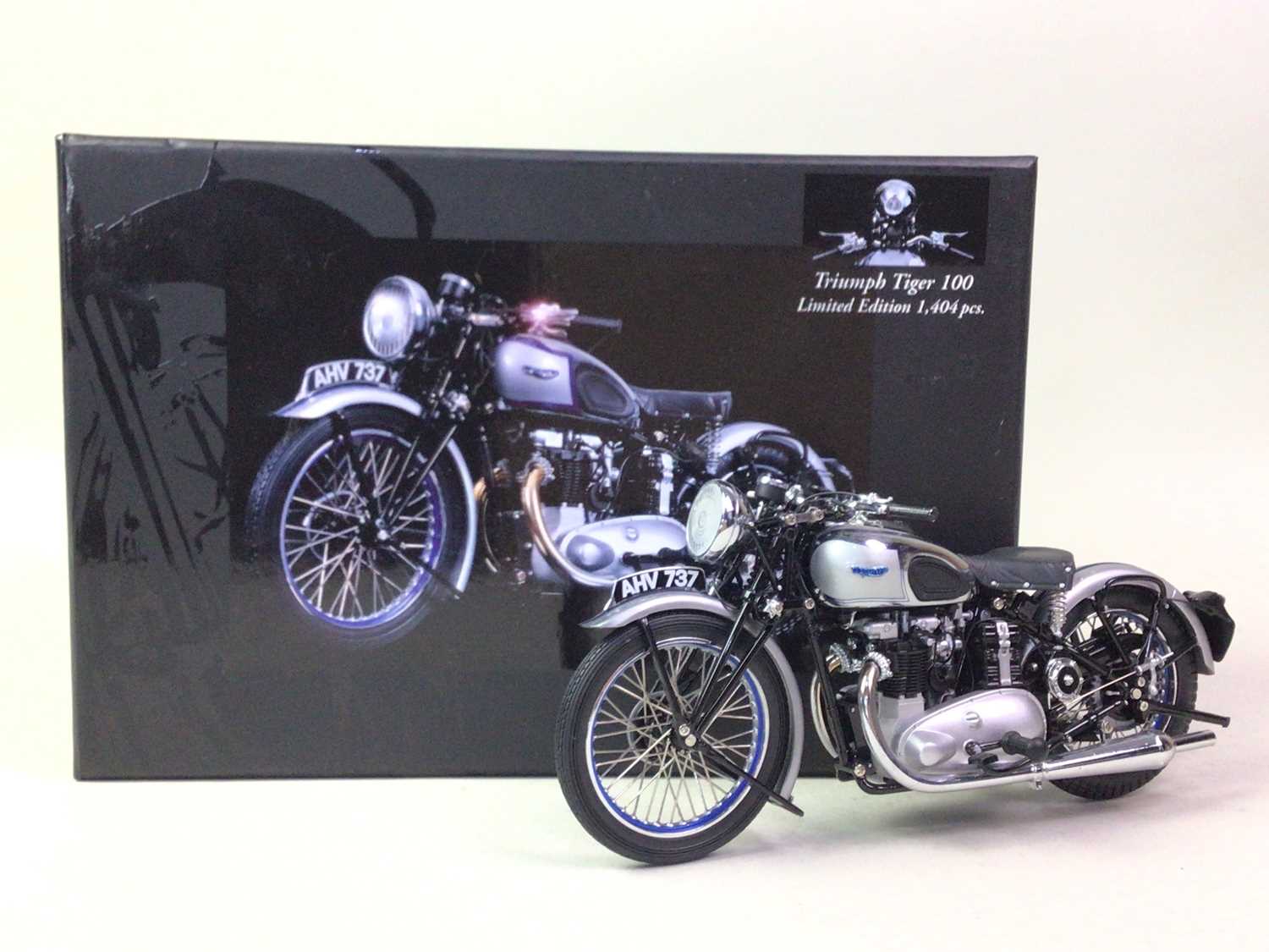 Lot 327 - MINICHAMPS, COLLECTION OF SIX MODEL MOTORCYCLES