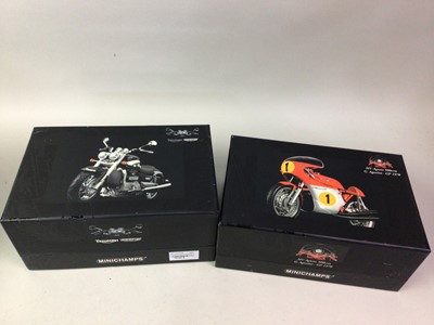 Lot 327 - MINICHAMPS, COLLECTION OF SIX MODEL MOTORCYCLES