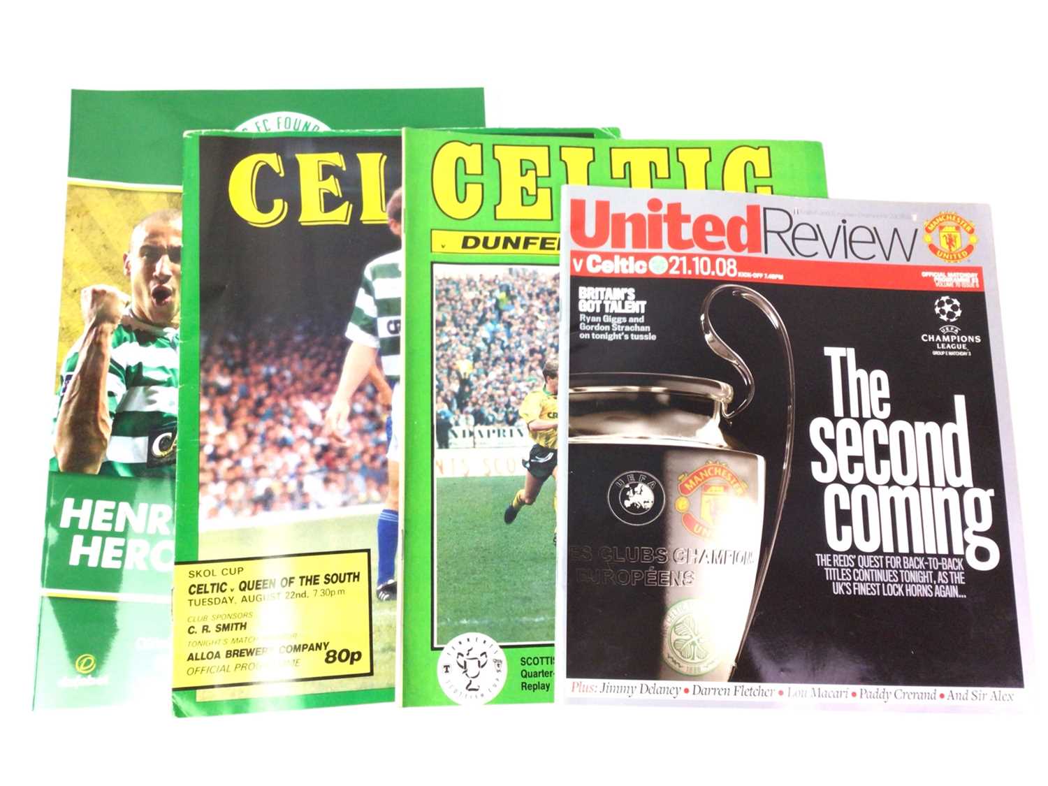 Lot 87 - GROUP OF FOOTBALL PROGRAMMES,