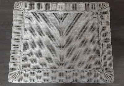 Lot 126 - WICKER BEDROOM SET