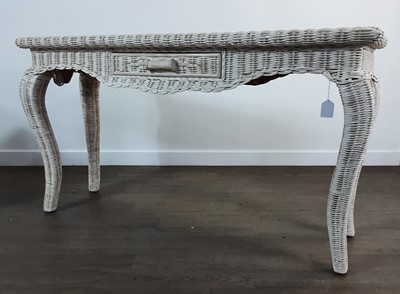 Lot 126 - WICKER BEDROOM SET