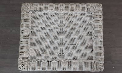 Lot 126 - WICKER BEDROOM SET