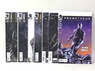 Lot 364 - COLLECTION OF SIGNED ALIEN COMICS