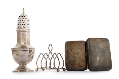 Lot 1032 - GEORGE VI SILVER SUGAR CASTER