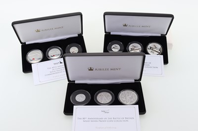 Lot 70 - COLLECTION OF COMMEMORATIVE SILVER COIN SETS