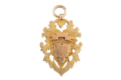 Lot 1695 - TOM FISH, STIRLINGSHIRE FOOTBALL ASSOCIATION GOLD MEDAL