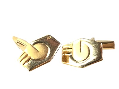 Lot 427 - PAIR OF GENT'S CUFFLINKS