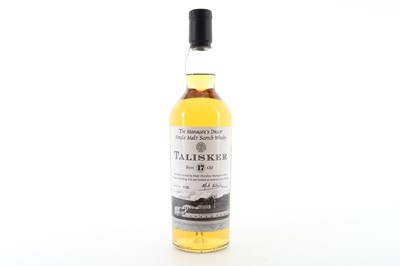 Lot 197 - TALISKER 17 YEAR OLD MANAGER'S DRAM 2011