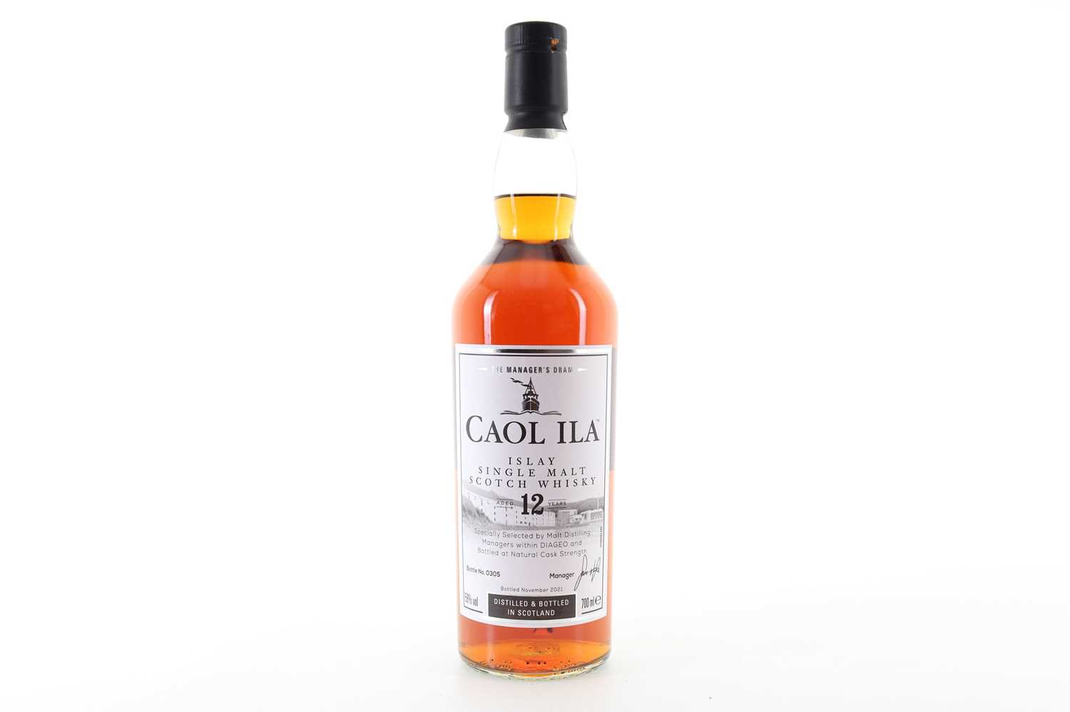 Lot 118 - CAOL ILA 12 YEAR OLD MANAGER'S DRAM 2021