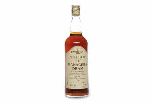 Lot 1300 - CAOL ILA 'THE MANAGER'S DRAM' AGED 15 YEARS...