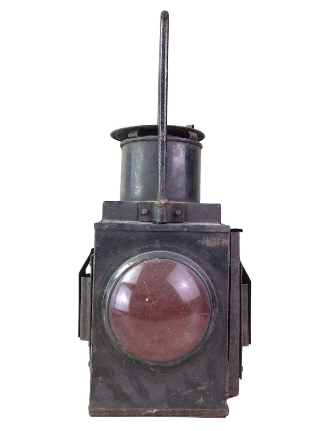 Lot 460 - VINTAGE RAILWAY LAMP