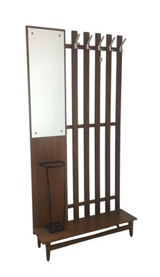Lot 531 - MID CENTURY TEAK HALLSTAND