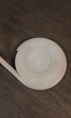 Lot 427 - ELIO MARTINELLI, RETRO 'SERPENTINE' FLOOR LAMP AND TABLE LAMP