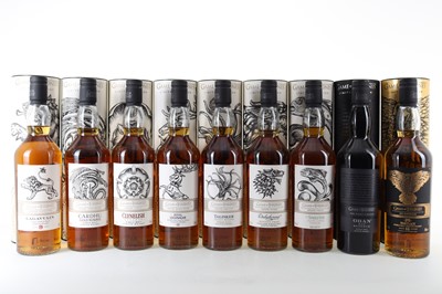 Lot 224 - DIAGEO GAME OF THRONES COLLECTION