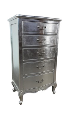 Lot 552 - MODERN CHEST OF DRAWERS AND A PAIR OF MATCHING BEDSIDE DRAWERS