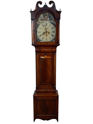 Lot 563 - VICTORIAN GRANDFATHER CLOCK