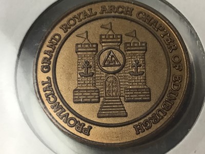 Lot 586 - COLLECTION OF MASONIC MEDALLIONS AND TOKENS