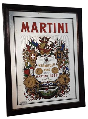 Lot 505 - MARTINI VERMOUTH PUB MIRROR