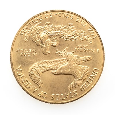 Lot 88 - USA 50 DOLLAR GOLD LIBERTY EAGLE 1 OZ FINE GOLD COIN