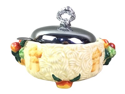 Lot 614 - CLARICE CLIFF JAM POT