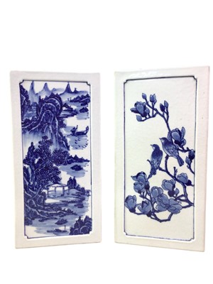 Lot 637 - PAIR OF CHINESE SQUARE FORM VASES