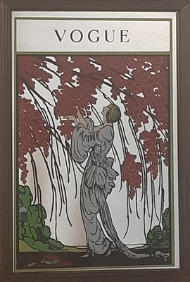 Lot 652 - ART DECO STYLE ADVERTISING MIRROR