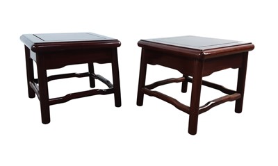 Lot 300 - PAIR OF CHINESE LOW TABLES