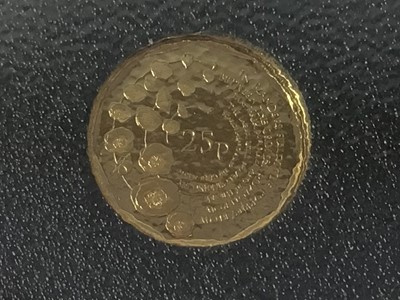 Lot 320 - THE CENTENARY OF WWI SOLID GOLD COIN COVER