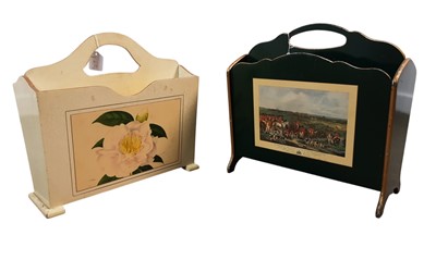 Lot 672 - STAINED WOOD STORAGE CHEST