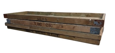 Lot 697 - GROUP OF OAK BAKERS BREAD TRAYS