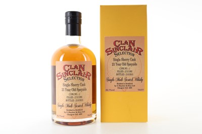 Lot 248 - CLAN SINCLAIR 1992 23 YEAR OLD SPEYSIDE