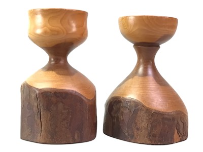 Lot 727 - GROUP OF WOODEN FIGURES