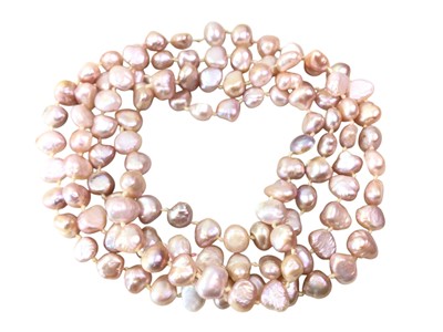 Lot 849 - SIX SETS OF CULTURED BEAD NECKLACES