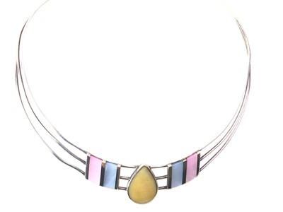 Lot 853 - COLLECTION OF SILVER AND SILVER GILT JEWELLERY