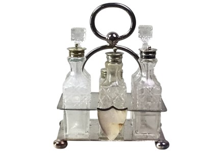 Lot 805 - GROUP OF SILVER PLATED ITEMS