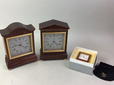 Lot 815 - THREE MODERN MANTEL CLOCKS