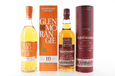 Lot 226 - GLENDRONACH 12 YEAR OLD ORIGINAL AND GLENMORANGIE 10 YEAR OLD