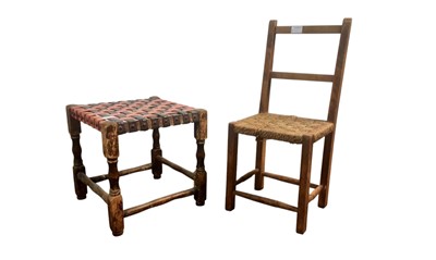 Lot 420A - CHILD'S CHAIR