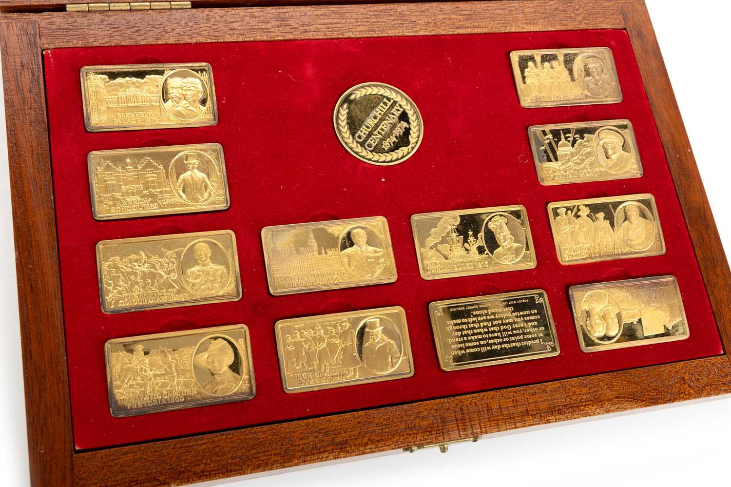 Lot 141 - POBJOY MINT, COMMEMORTAIVE INGOT SET