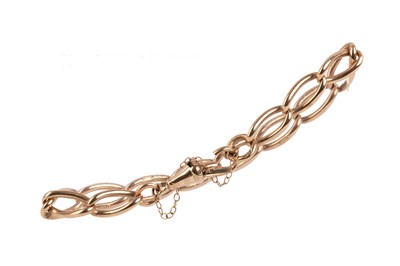 Lot 600 - ROSE GOLD BRACELET