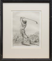 Lot 54 - * PETER HOWSON OBE, SWING artist's proof...