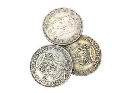 Lot 234 - COLLECTION OF SILVER PRE 1947 SHILLINGS, SIXPENCES AND THREE PENCES