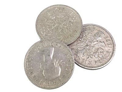 Lot 237 - COLLECTION OF POST 1947 SHILLINGS AND SIXPENCES