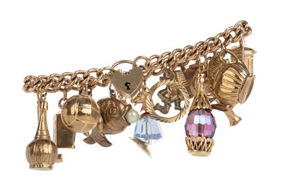 Lot 617 - CHARM BRACELET